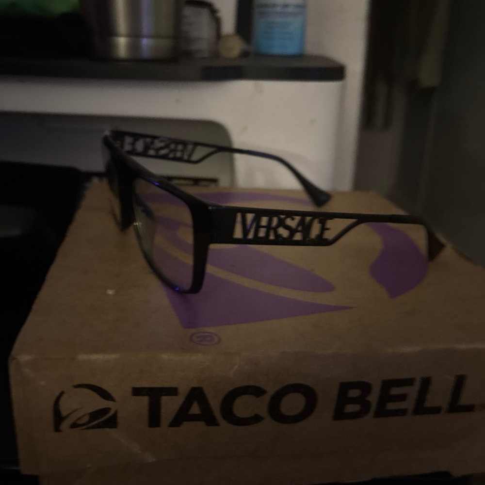 Versace Black Frame Eyewear